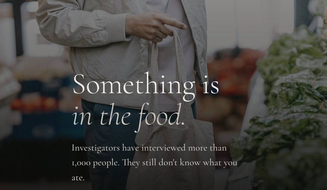 Something is in the Food web documentary title card.